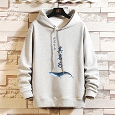 WY2261-P35纯连帽卫衣男大码运动帽衫宽松薄砖墙，男装卫衣，电商A040A