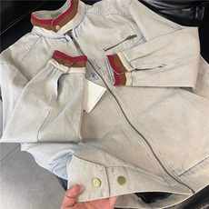 JK8964-P75美式复古cleanfit牛仔外套男春秋款高级感痞帅，男装工装外套，电商B323A