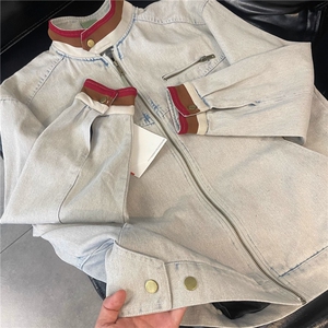JK8964-P75 美式复古cleanfit牛仔外套男春秋款高级感痞帅图片