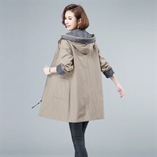 268款--尺寸已正常，按正常尺寸下单，女装风衣，秋牧寒烟