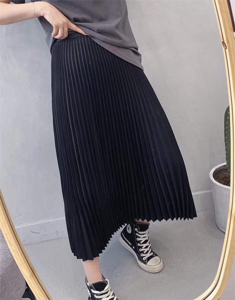 现货，百褶半裙，7色，女装半身裙，曼希野