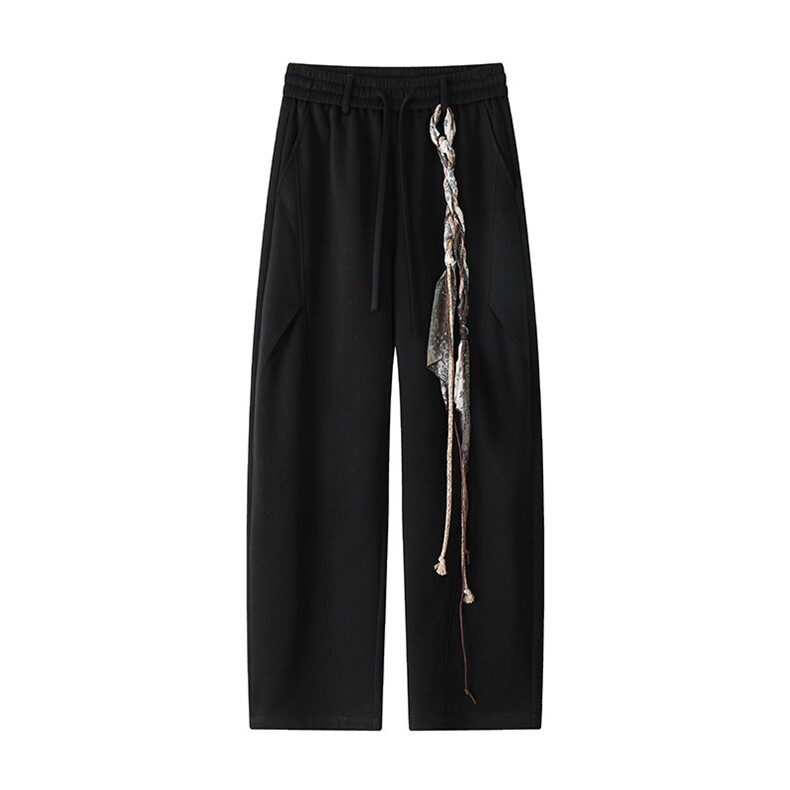 2026夏季新款320g华棉解构大码弯刀裤男K6739-特P40建议零售价98,男装休闲裤,电商A001