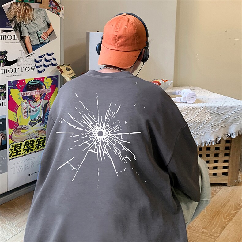 量大优供视频220克美式短袖t恤T2908得物直播有280克品质,男装T恤,电商A486