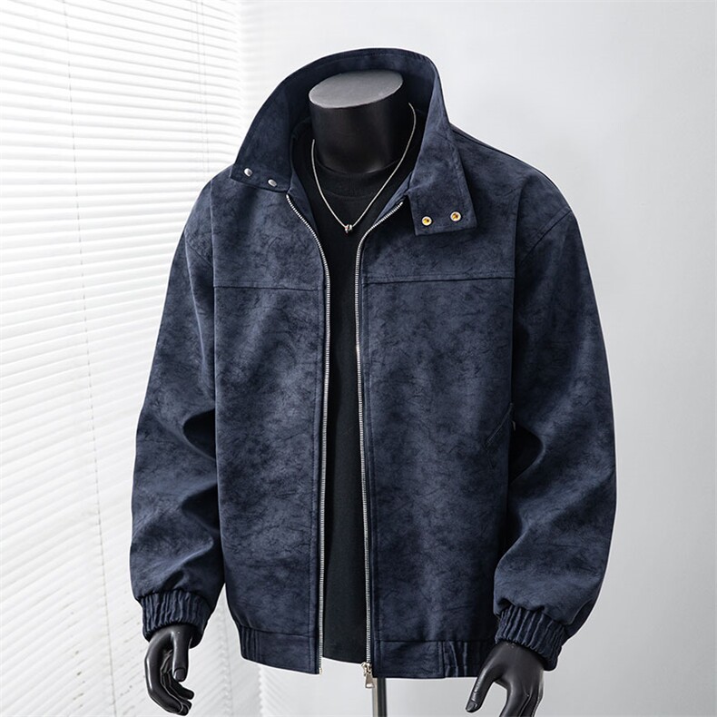 2026春新款得物品质休闲皮夹克飞行服皮衣男防外套PY730-P58，男装夹克，星座1402-3