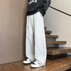 311B-1-1958-P33控69秋冬潮流弯刀裤休闲宽松直筒拖地长裤，男装休闲裤，星座311B-1