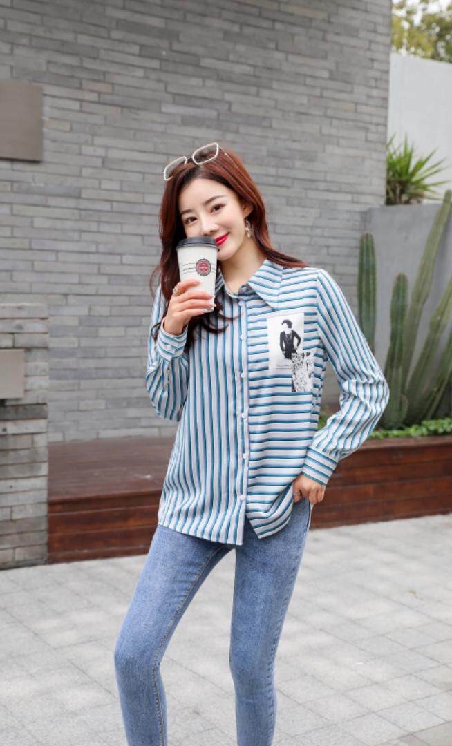 现货，春季新款仿真丝衬衣，女装，艾伊贝雪