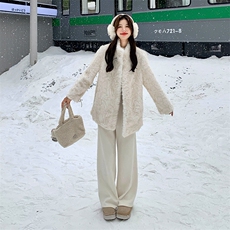 2025冬季新款皮毛一体环保皮草7320-P195-K298，女装皮草，2C109