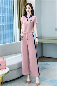套装/套裙2022年时尚气质夏季短袖休闲气质优雅百搭图片
