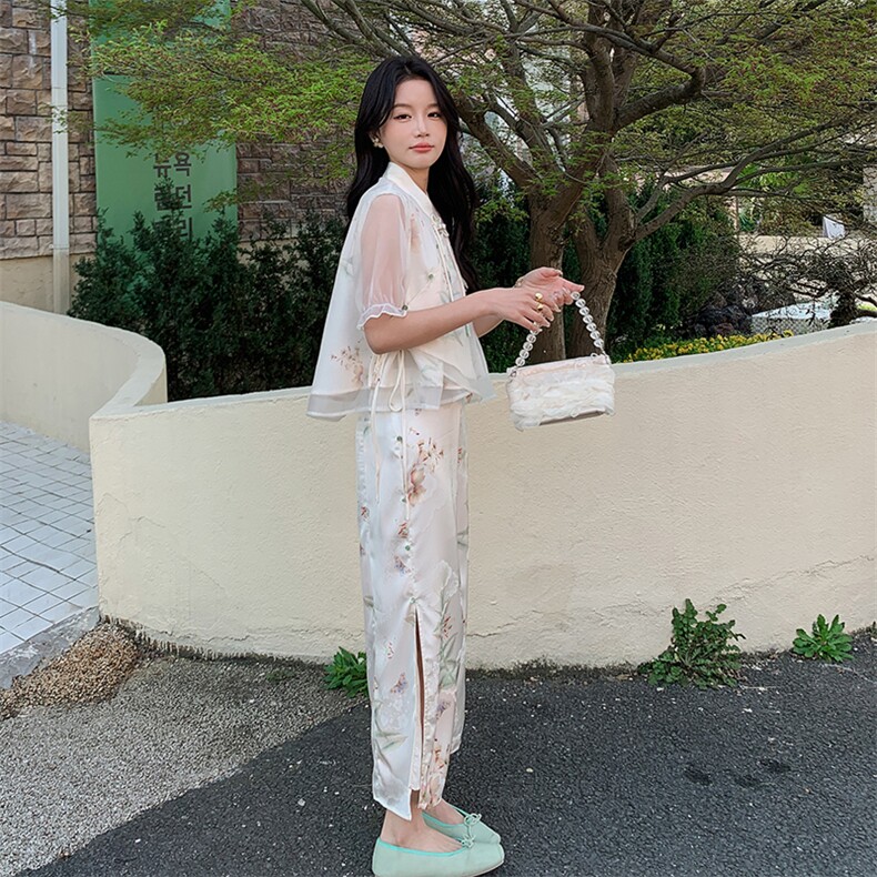现货210-2833-P130-k198新中式风气质高端套装,女装套装/套裙,韩蜜菓