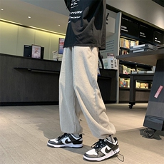 日系灯芯绒裤子男春秋港风ins潮牌情侣宽松直筒休闲裤K4011-P29，男装休闲裤，星座512-2