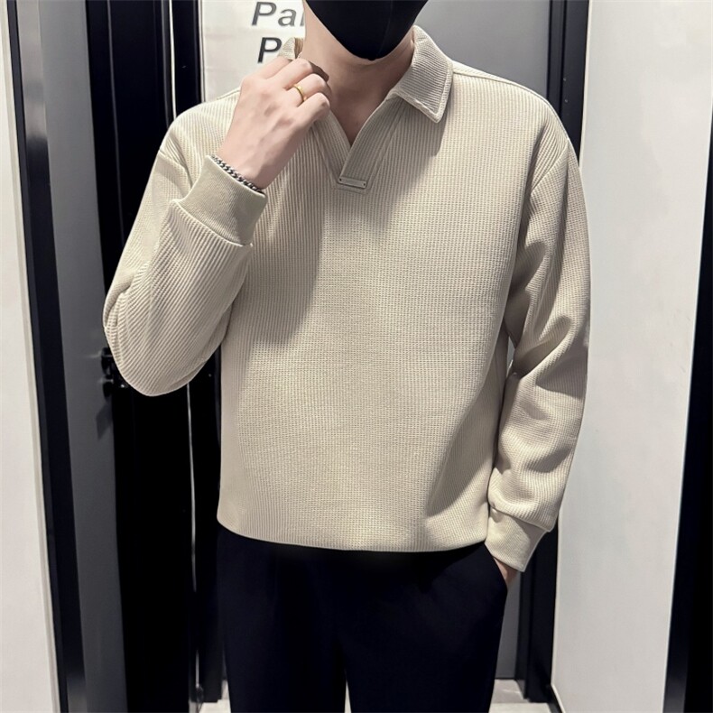 B340WY6788P6898店主风无头风高品质华夫格卫衣,男装卫衣,电商B340