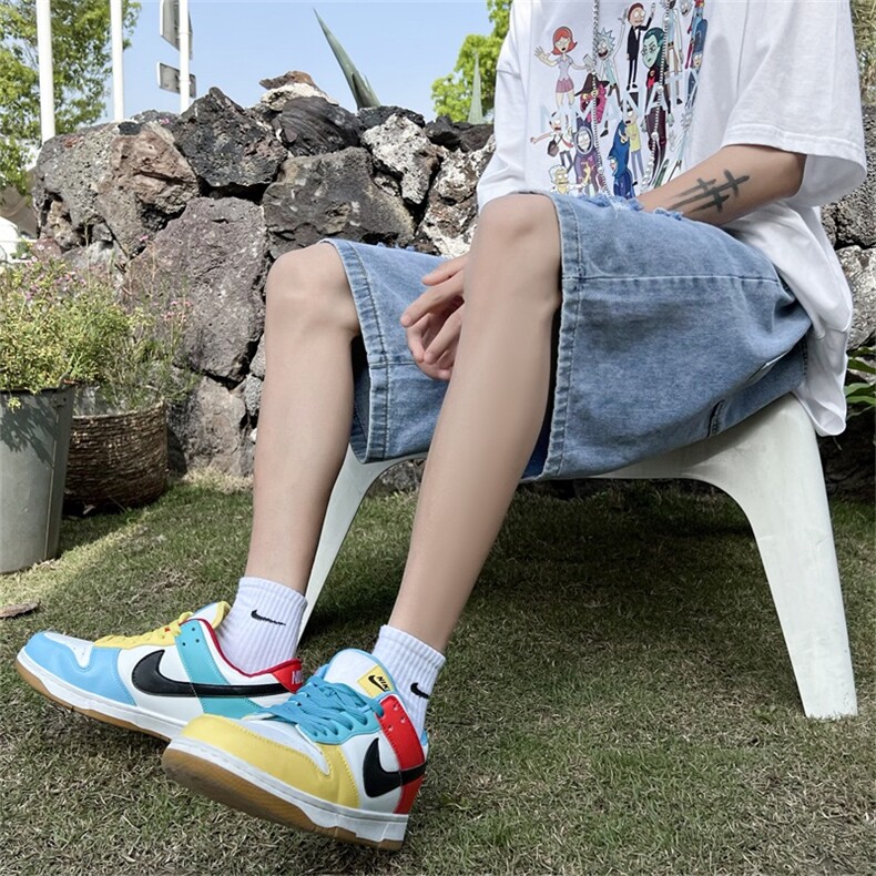 牛仔短裤男夏季oversize裤子高街阔腿五分裤A080-9521-P40,男装牛仔裤,电商A080