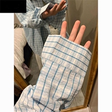 DD322P35美式复古格子衬衫，男装衬衫，电商B323A