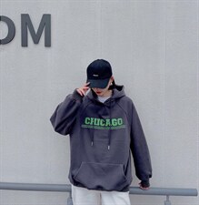 2021年秋冬新款加绒加厚休闲卫衣，女装卫衣/绒衫，咖啡色