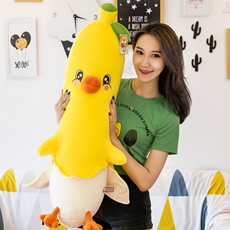 雪乐玩具 香蕉鸭抱枕
