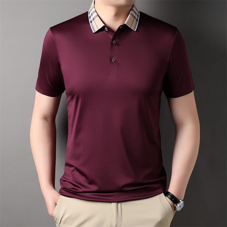 男士短袖T恤翻领夏季短袖Polo衫商务休闲男体恤衫LBP23265-P58,男装Polo衫,星座1105-3