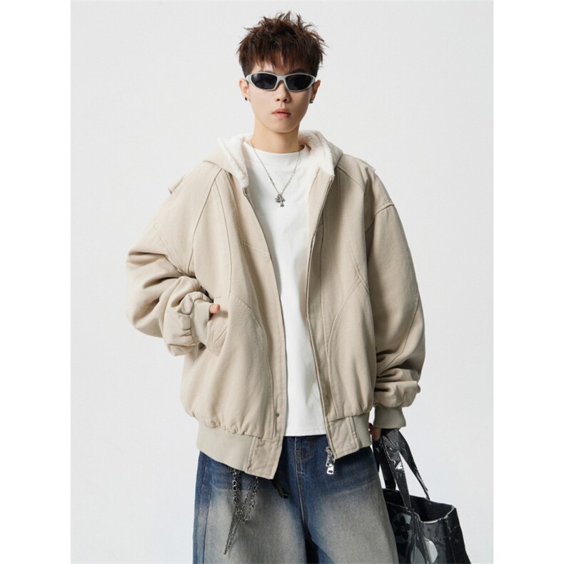 706-LK8673-P108特P现货冬季座山雕连帽加绒外套保暖棉衣潮,男装棉衣,星座706