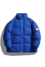 2025冬季新款加厚款大码宽松棉衣情侣棉服XZ102A-4-M0671-P100，男装棉衣，星座211-2