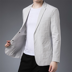 BEA6629903钱塘2020-2春秋新款百搭中青年男士商务西服外套P190图片