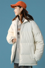 新款PU皮棉衣中性外套宽松冬装加厚港风学生帅气面包服M6689-P100，男装棉衣，星座815-2