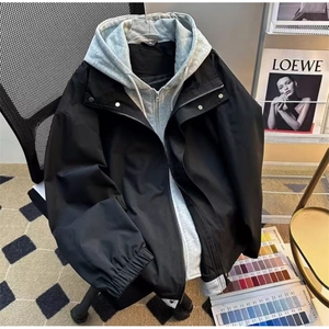 现货假两件夹克男三防二开冲锋衣外套DSA157B-JK763-特P60图片