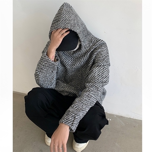 WY03-P65-小香风套头卫衣男女ins休闲百搭连帽卫衫宽松上衣图片