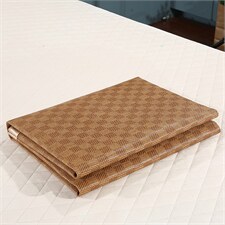 2023新款藤席无纺布经典格，夏凉用品藤席，龙腾席业