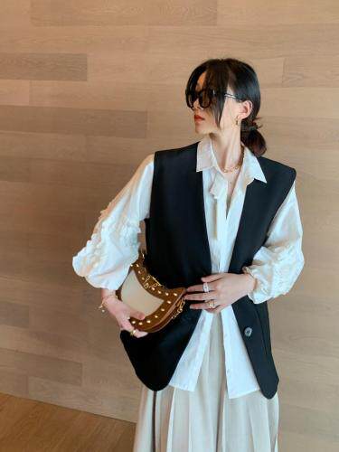 马甲，自由搭配单品，女装马夹，七米依衣