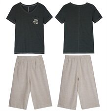 2021年夏新款套装休闲大码宽松女套装3205款，女装套装/套裙，秋牧寒烟