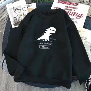 1506/QW2560/P31秋冬款新款卫衣男圆领青少年加绒加厚图片