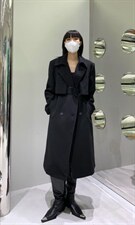 秋季新款极简垫肩风衣，女装风衣，AUDREY WANG