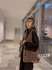 2021假两件皮毛马夹，女装马甲，柏旺阁