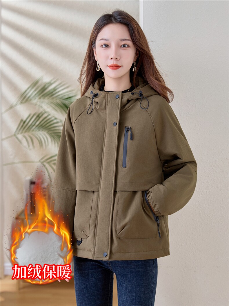 现货！现货！2025冬季新款加绒加厚棉衣外套女棉服,女装棉衣/棉服,以桐