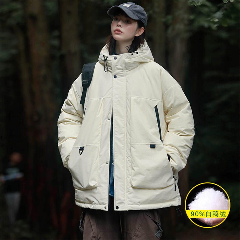 冬上新加绒加厚羽绒服中性时尚冲锋衣外套男女8301-P220控价318,男装羽绒服,电商A441-1