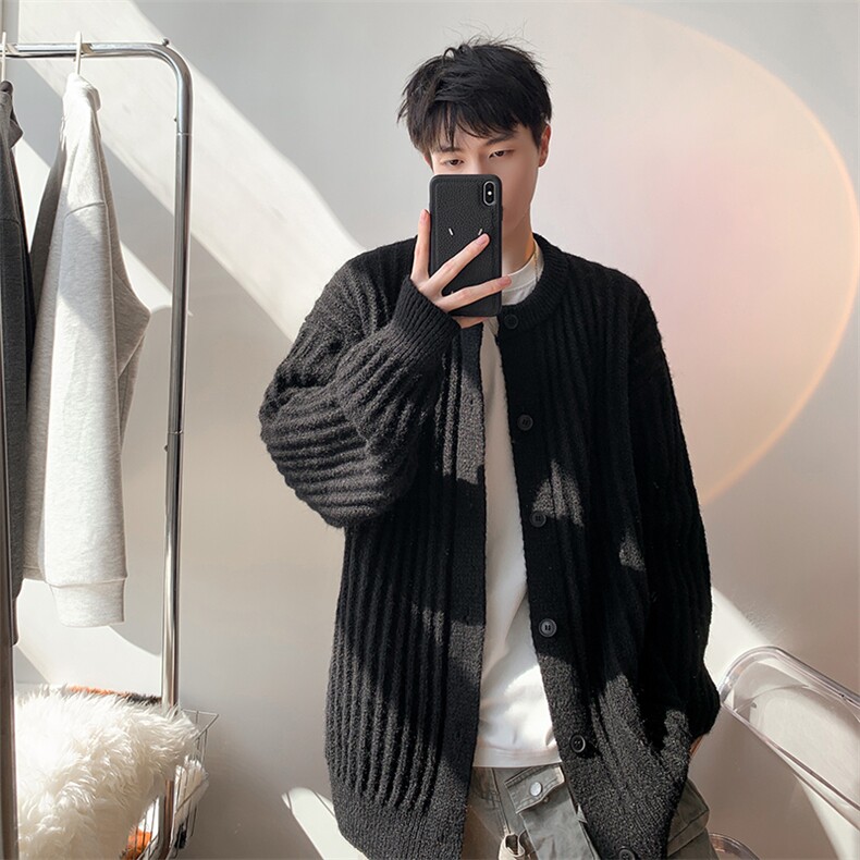 毛衣男秋冬新款港风宽松针织毛衫MYA6-P65，男装针织衫/毛衣，星座214-3