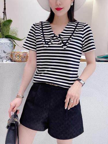 夏季短袖针织衫，女装，思情依人