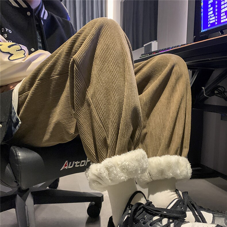 冬季加绒加厚休闲裤男灯芯绒D329-QM568-P65-控88,男装卫衣,电商D329
