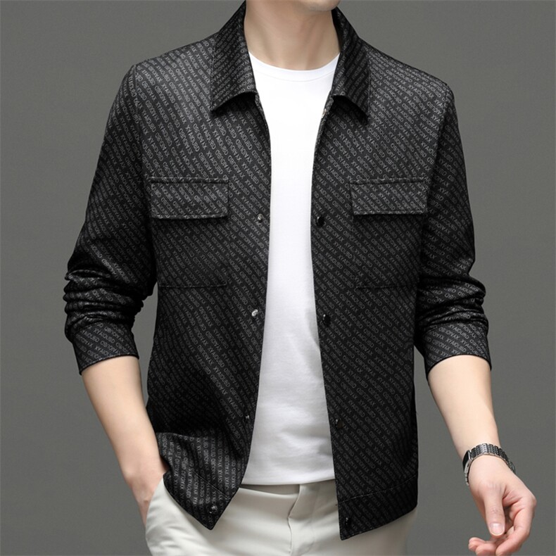 M55233-2钱塘2020-3春秋新款男士时尚翻领夹克工装休闲外套P125,男装夹克,钱塘207-3