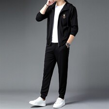 CAG401钱塘2020-2春秋新款时尚休闲百搭中青年男士套装P97，男装休闲套装，钱塘207-2