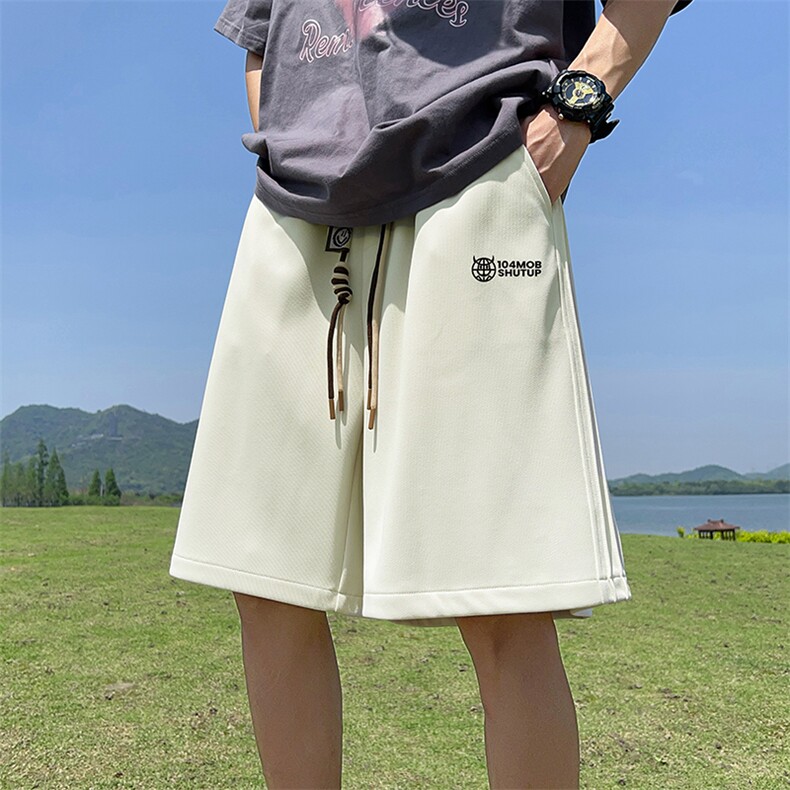 25年直播抖音得物品质运动男中裤五分休闲短裤K316P30控48,男装牛仔裤,电商C408(原B339-1)