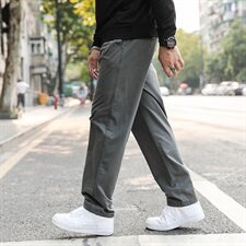 M-6XL秋装薄款男士休闲裤宽松直筒工装长裤加肥加大码B26款P55，男装休闲裤，星座802