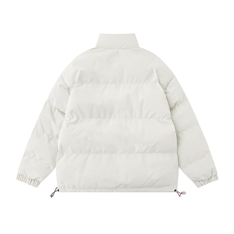 白底23新款冬季时尚百搭字母印花美式棉服外套MY62063P85控118,男装棉衣,电商A268-1