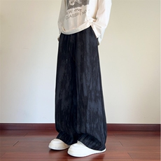 抖音品质扎染拼接肌理感设计麻花绳休闲裤B315-K25843-特p35控68，男装休闲裤，电商B315