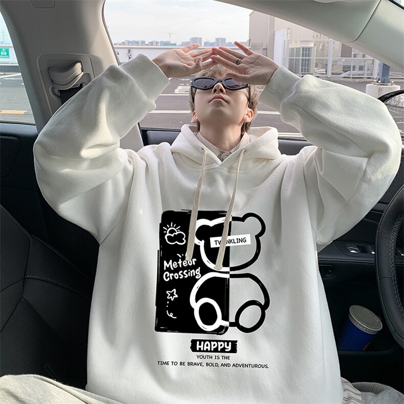 8XL连帽卫衣男大码胖子帽衫大号运动服WY2352-P35加绒款-P40,男装卫衣,电商A040