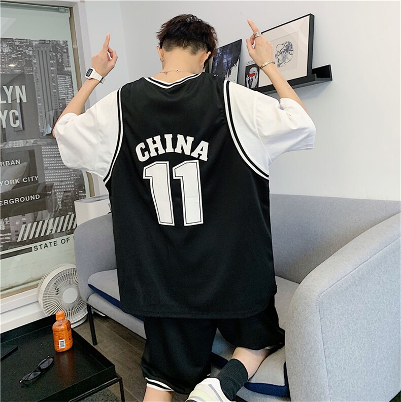 运动休闲套装男夏季宽松假两件短袖短裤潮流嘻哈篮球服tz311-p36,男装牛仔裤,星座1008-2