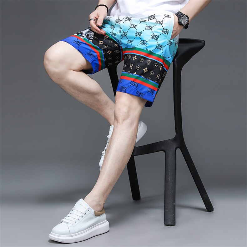 C233203钱塘2020-2夏季新款男士直筒休闲裤时尚潮流短裤P49,男装休闲裤,钱塘207-2