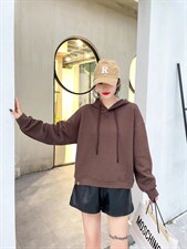 泡泡带帽卫衣，女装卫衣/绒衫，E·贝空间