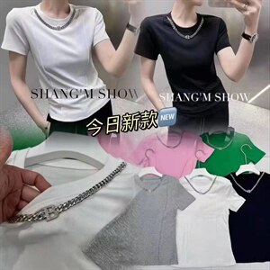 夏季新款.配饰打底衫,其它,SJBY