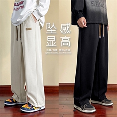 2023秋冬上新休闲百搭港风舒适卫裤WK78特批32，男装休闲裤，星座718-1