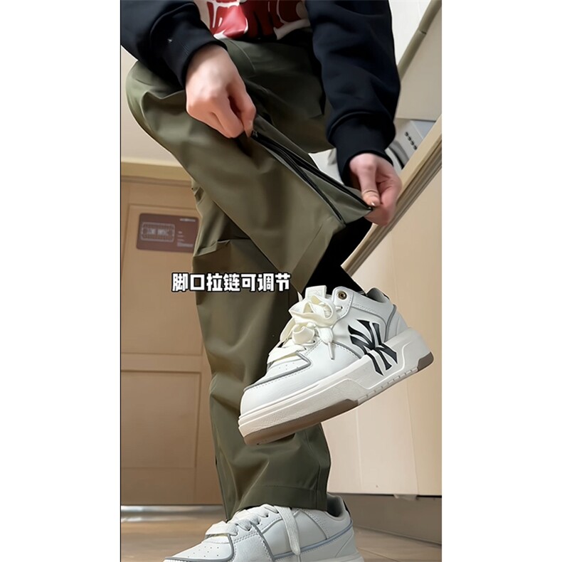 大口袋美式软壳冲锋裤拉链休闲裤（女模切片）X1213-KK167-P55,男装休闲裤,星座1213